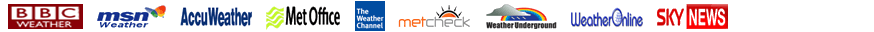 a list of weather sites
